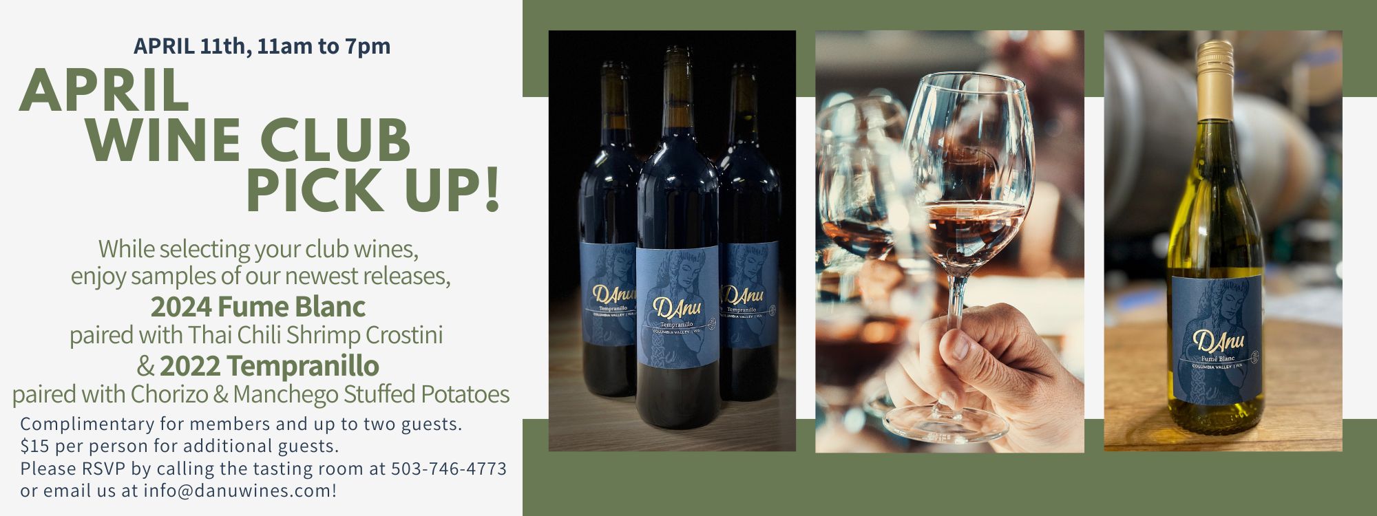 April Wine Club Pick Up