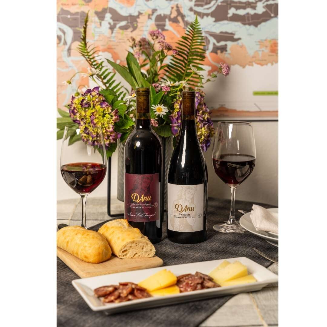 DAnu Wines and Meat-Cheese Tray